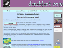 Tablet Screenshot of darablack.com